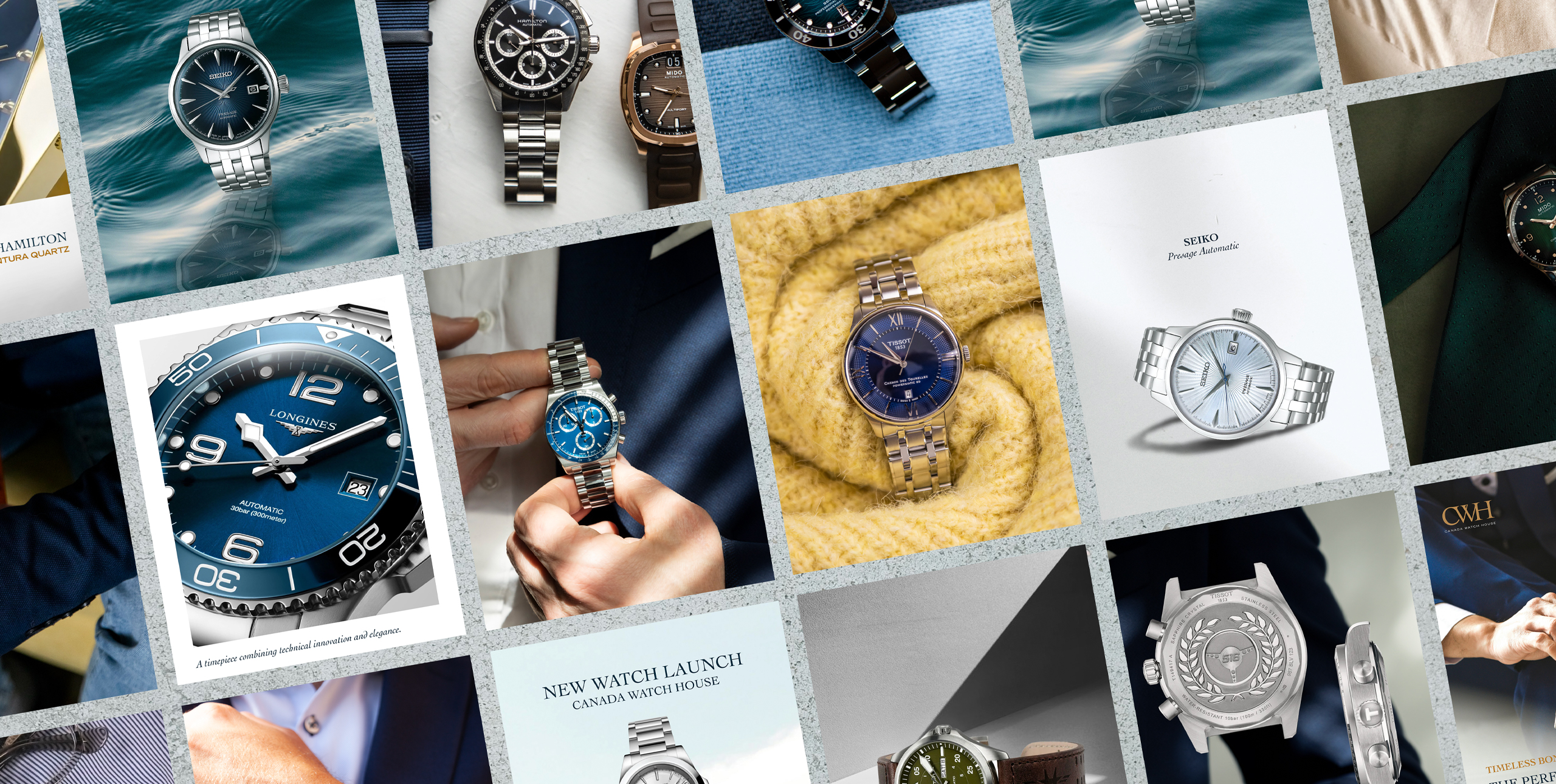Canada Watch House photography and graphic design by The Laundry Design Works