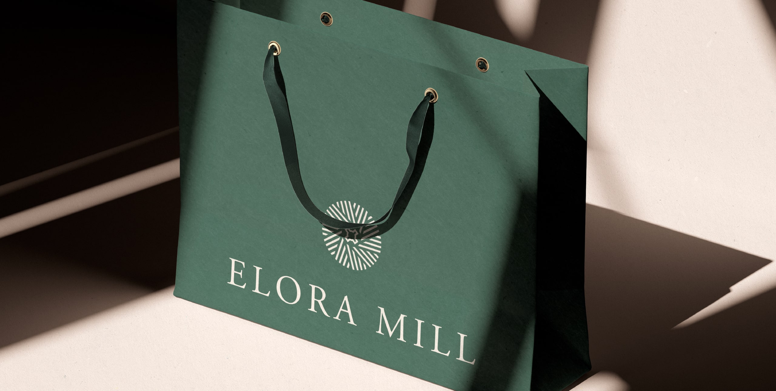 Elora Mill Hotel and Spa branded packaging design work by The Laundry Design Works