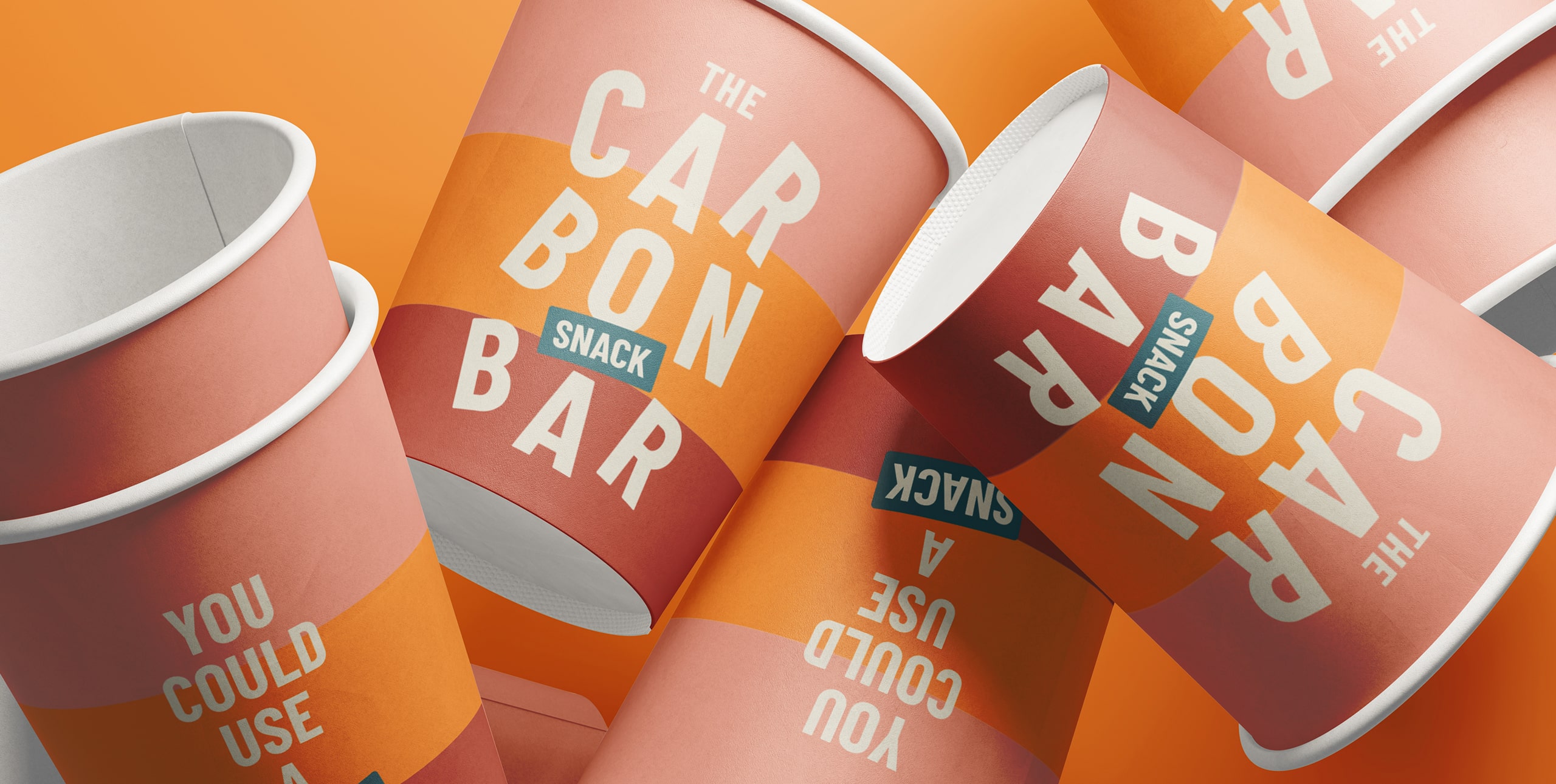 The Carbon Snack Bar Toronto branded packaging design work by The Laundry Design Works